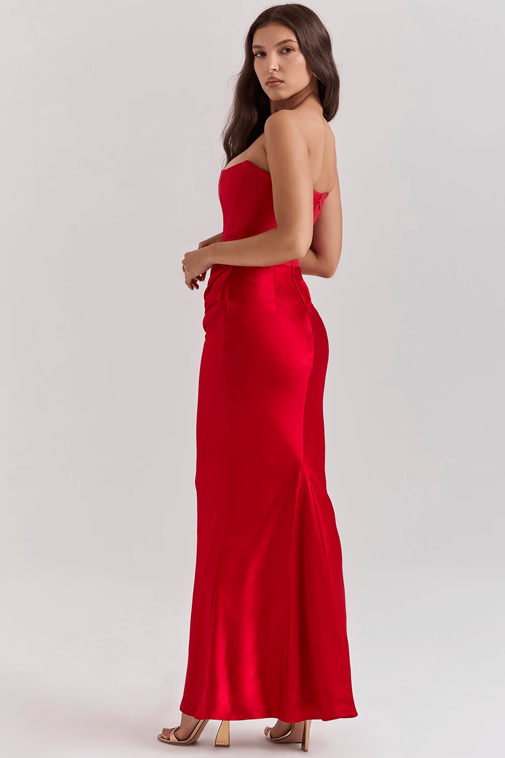 Suprella | Elegant Strapless Dress