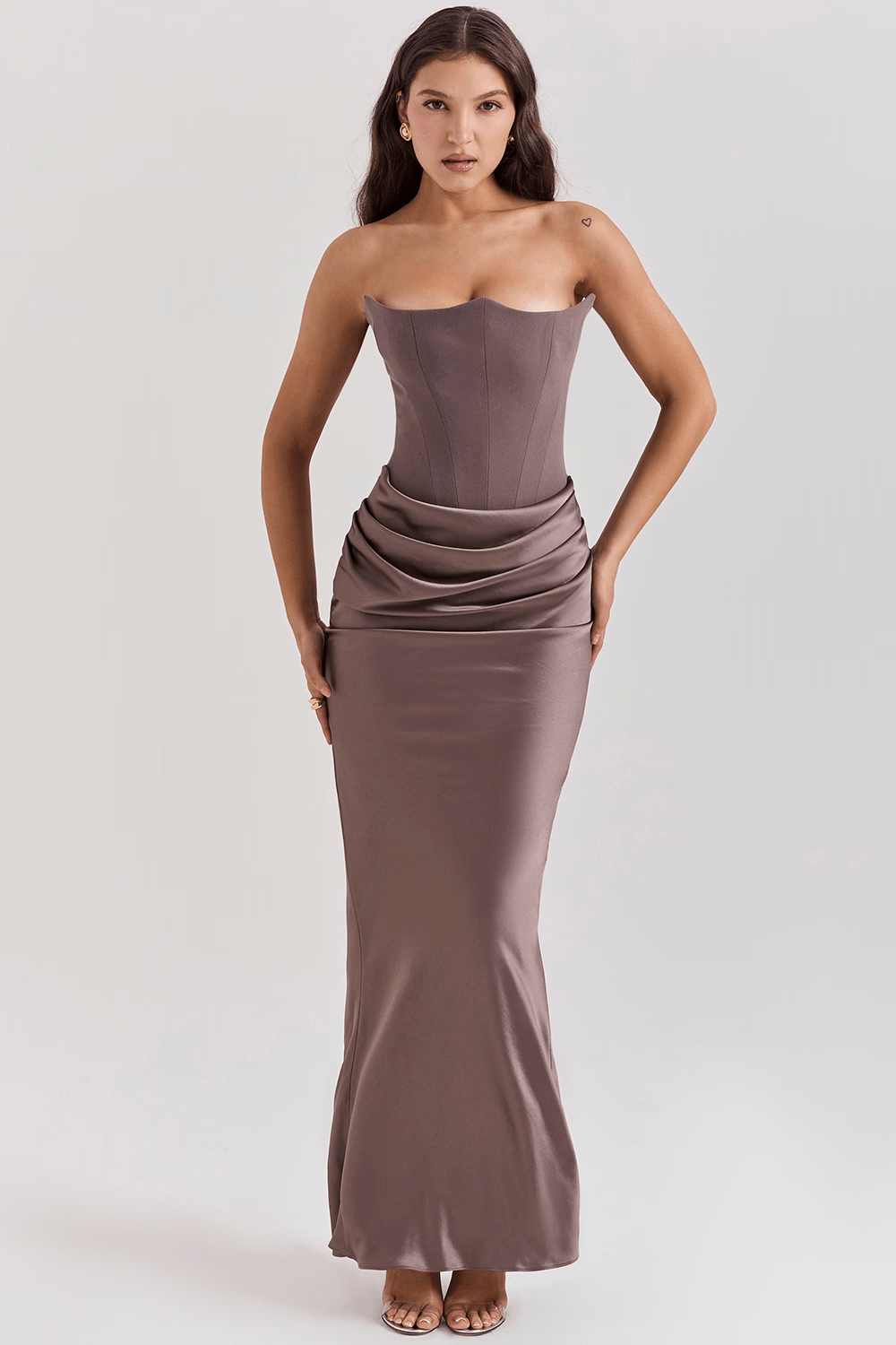 Suprella | Elegant Strapless Dress
