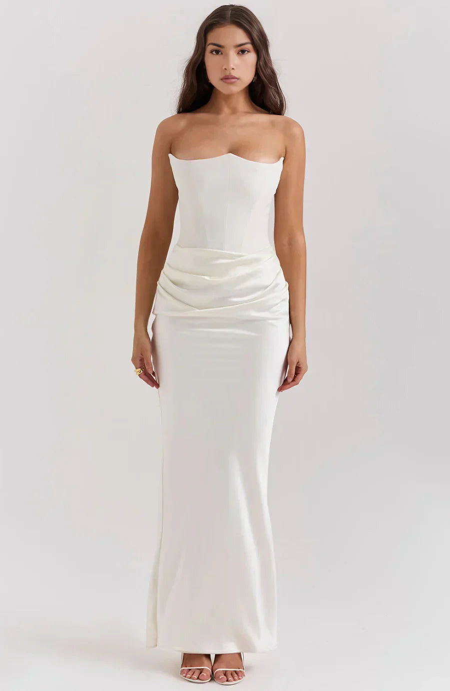 Suprella | Elegant Strapless Dress