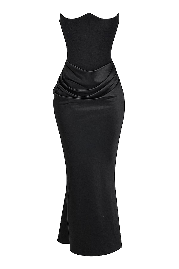 Suprella | Elegant Strapless Dress