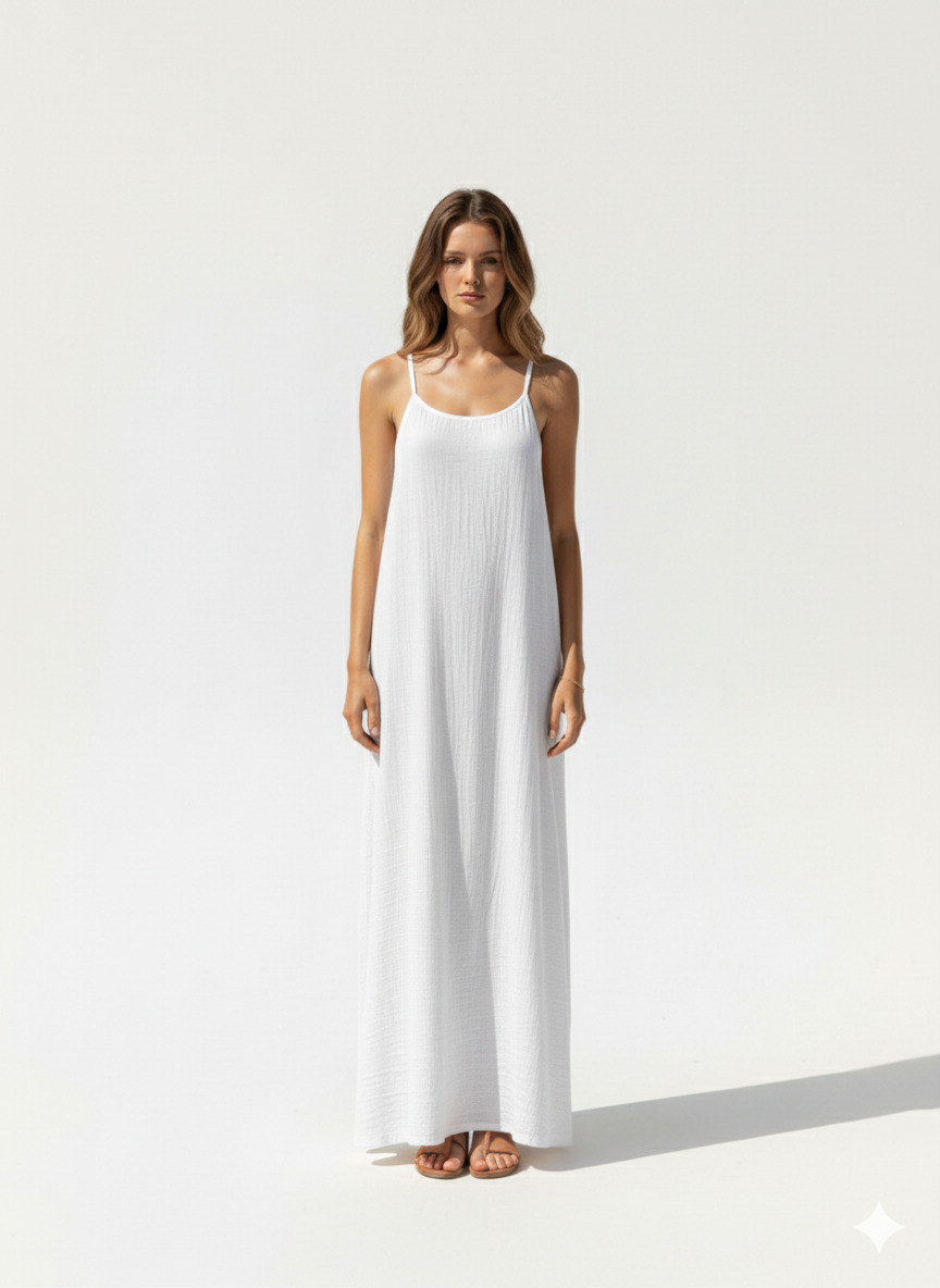 Ivory Resort Maxi Dress