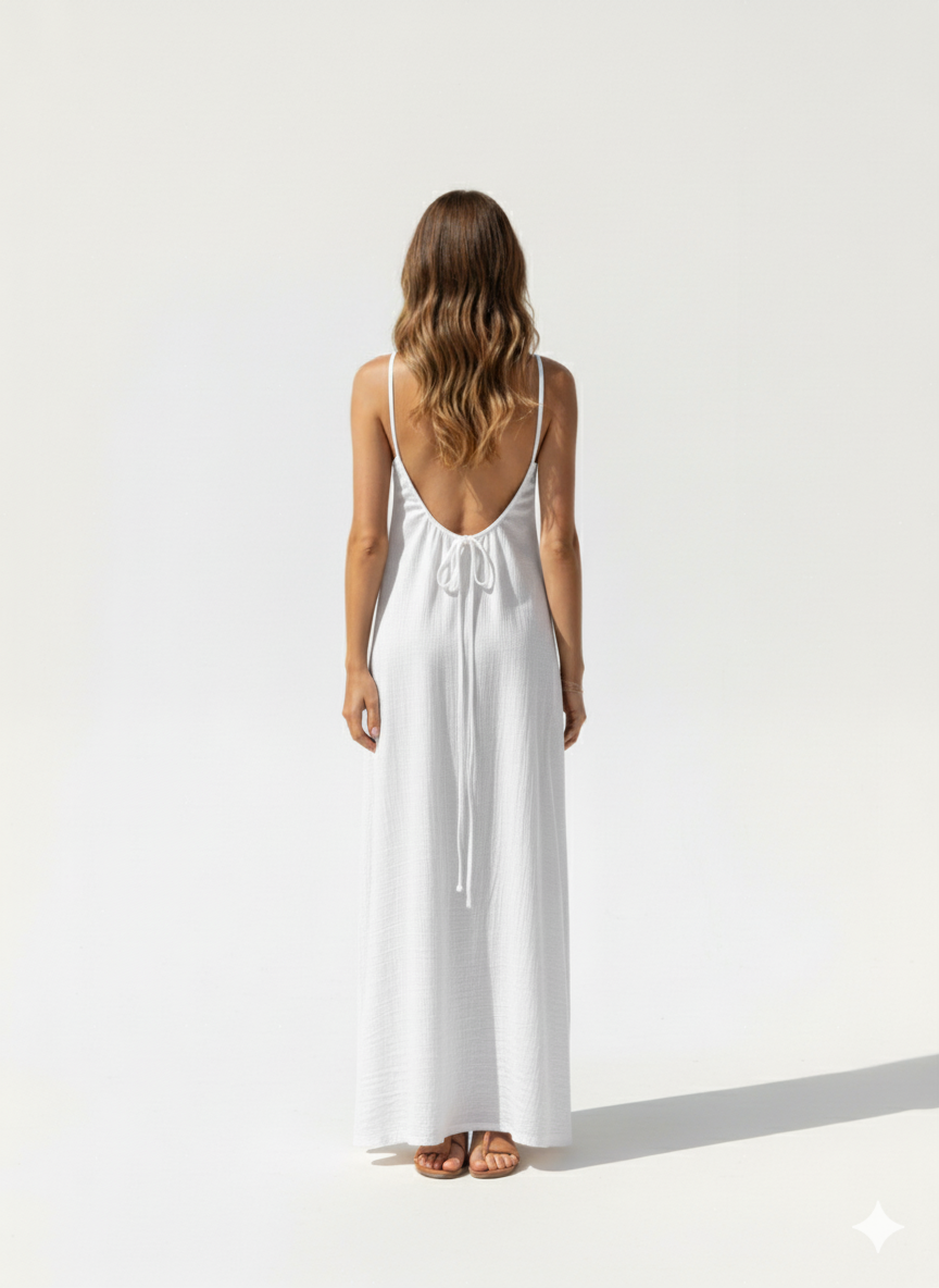 Ivory Resort Maxi Dress