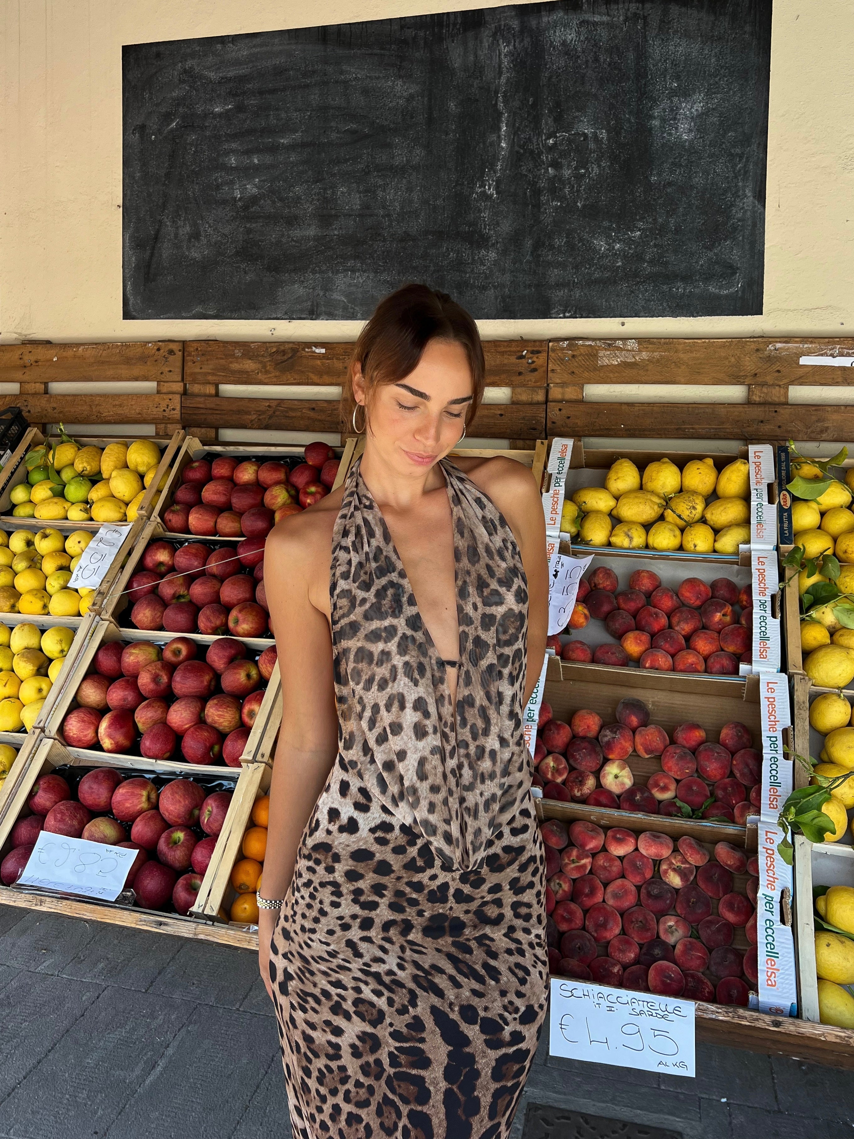 Suprella maxi dress - leopard