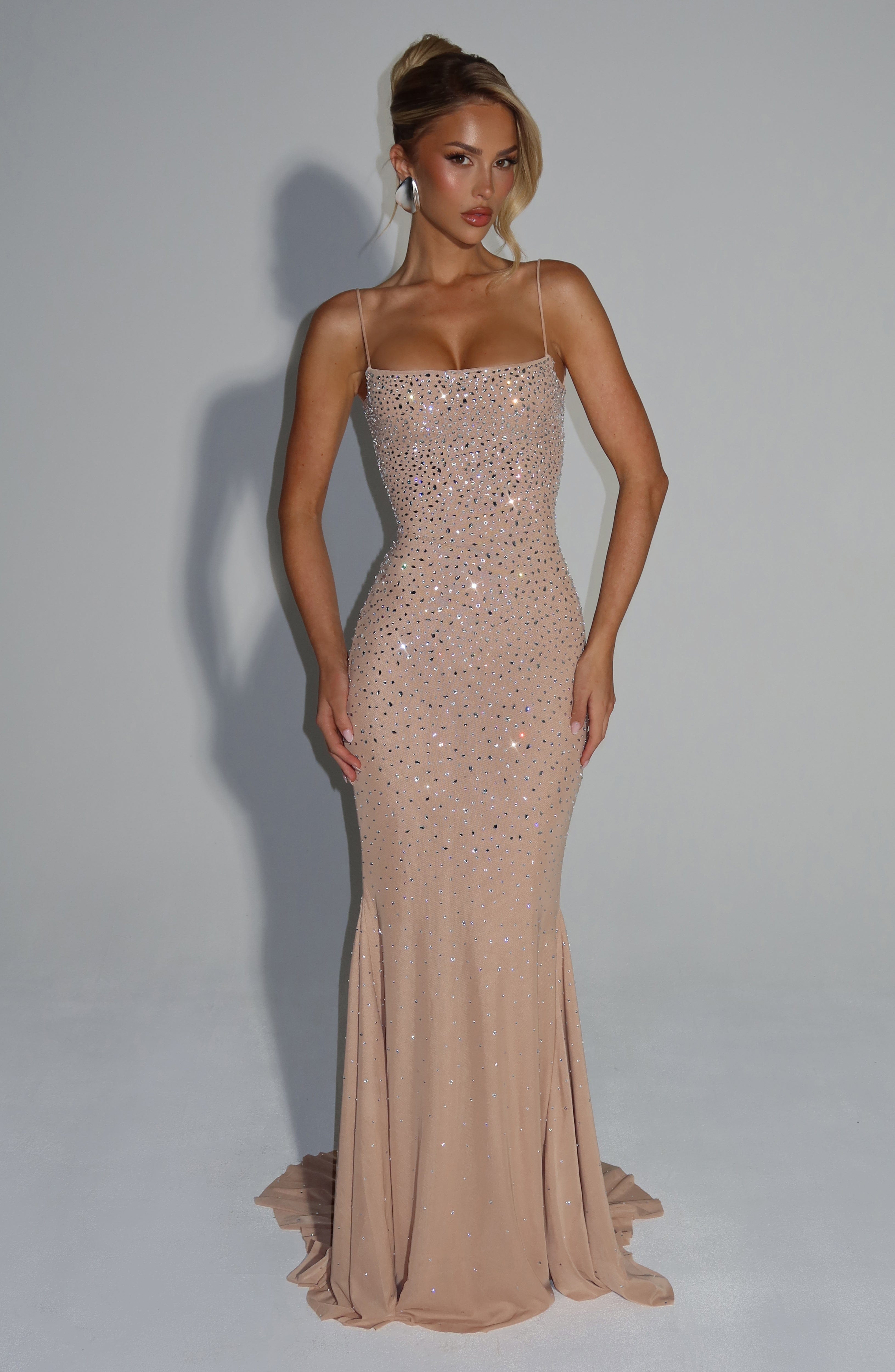 Suprella Crystal Maxi Dress