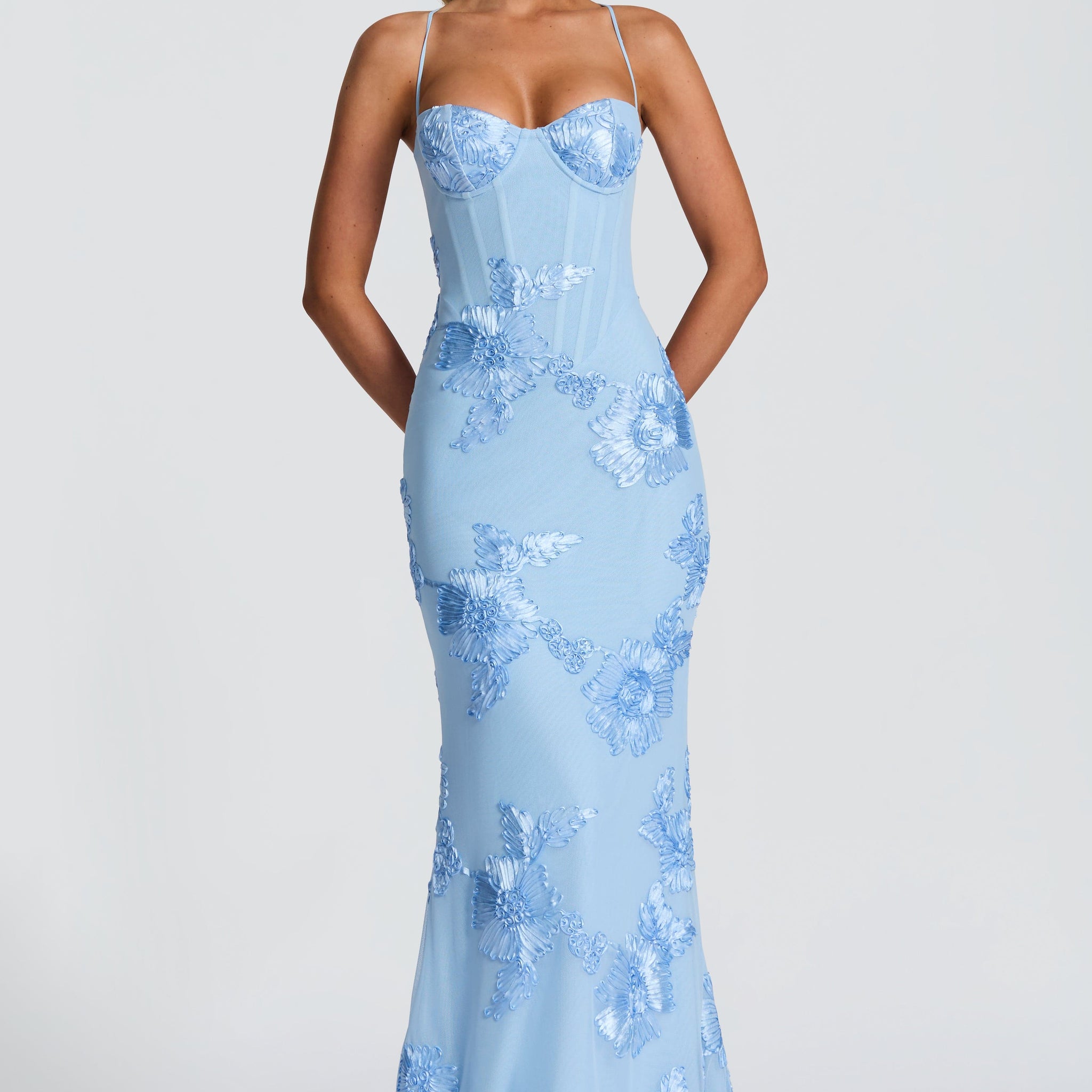 Nefertiti Maxi Dress - Glacier Blue