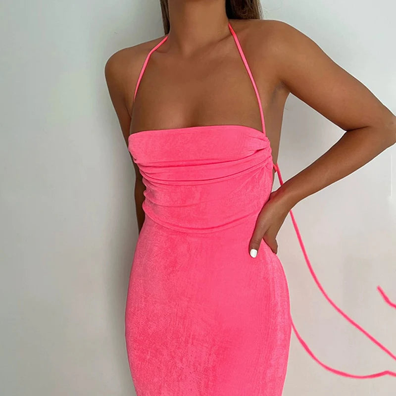 Suprella - Backless Maxi Dress